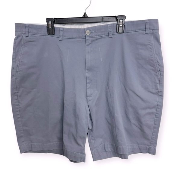Roundtree & Yorke Men’s Gray Flat Front Shorts Size 44 - Picture 1 of 3